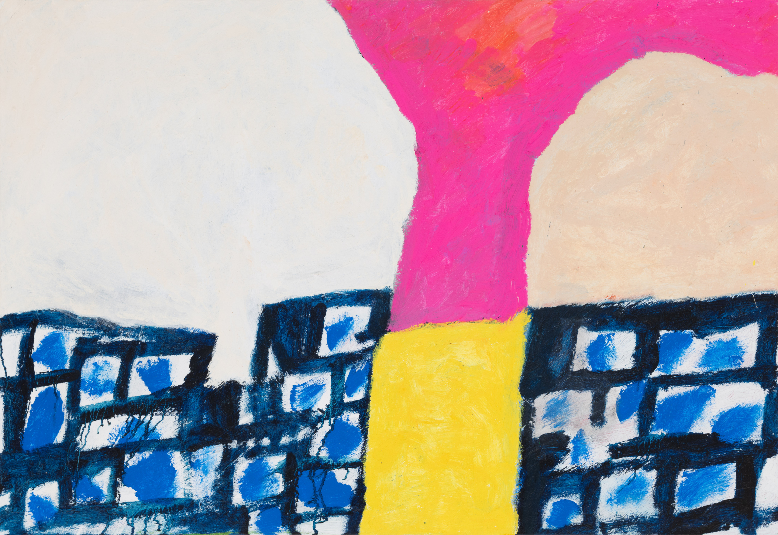 Shohei Takasaki. Untitled (Nov 4 2024). 2024. Oil and acrylic on canvas. 805 × 1165 x 25 mm. Courtesy of Gallery Common.