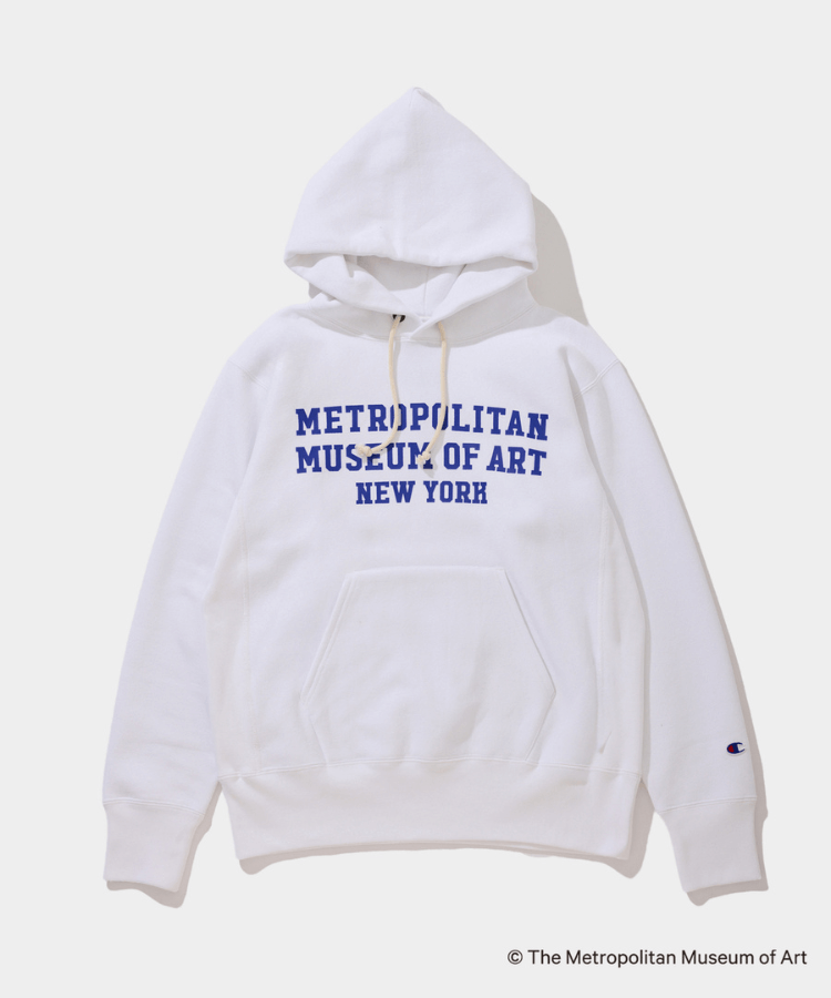 CHAMPION SWEAT HOODIE - 013 MET（価格：￥20,900　/ サイズ：M～XL / カラー：ネイビー・グレー・ホワイト・ブラック）