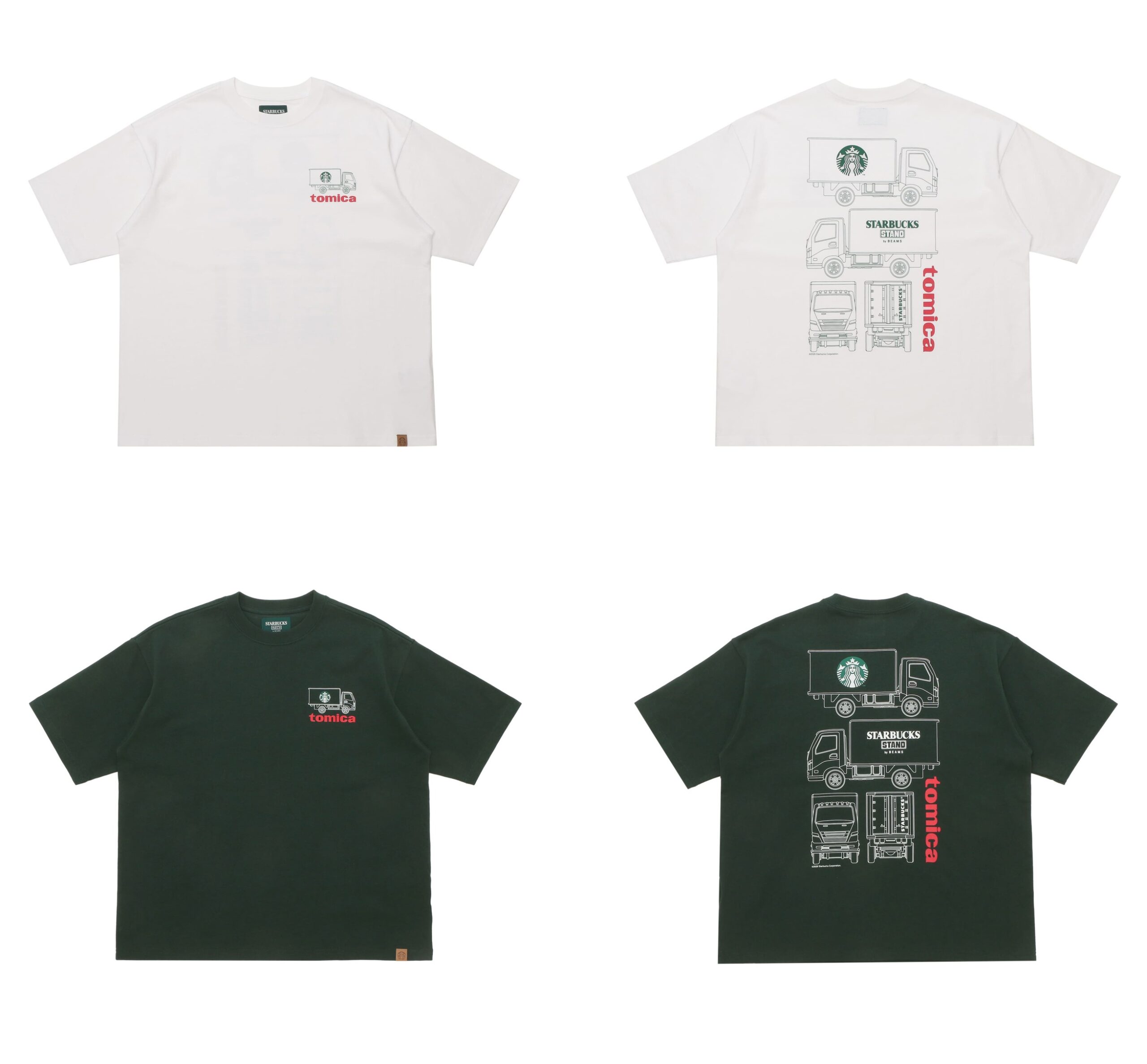 トミカ トラックプリントTシャツ A ¥9,900