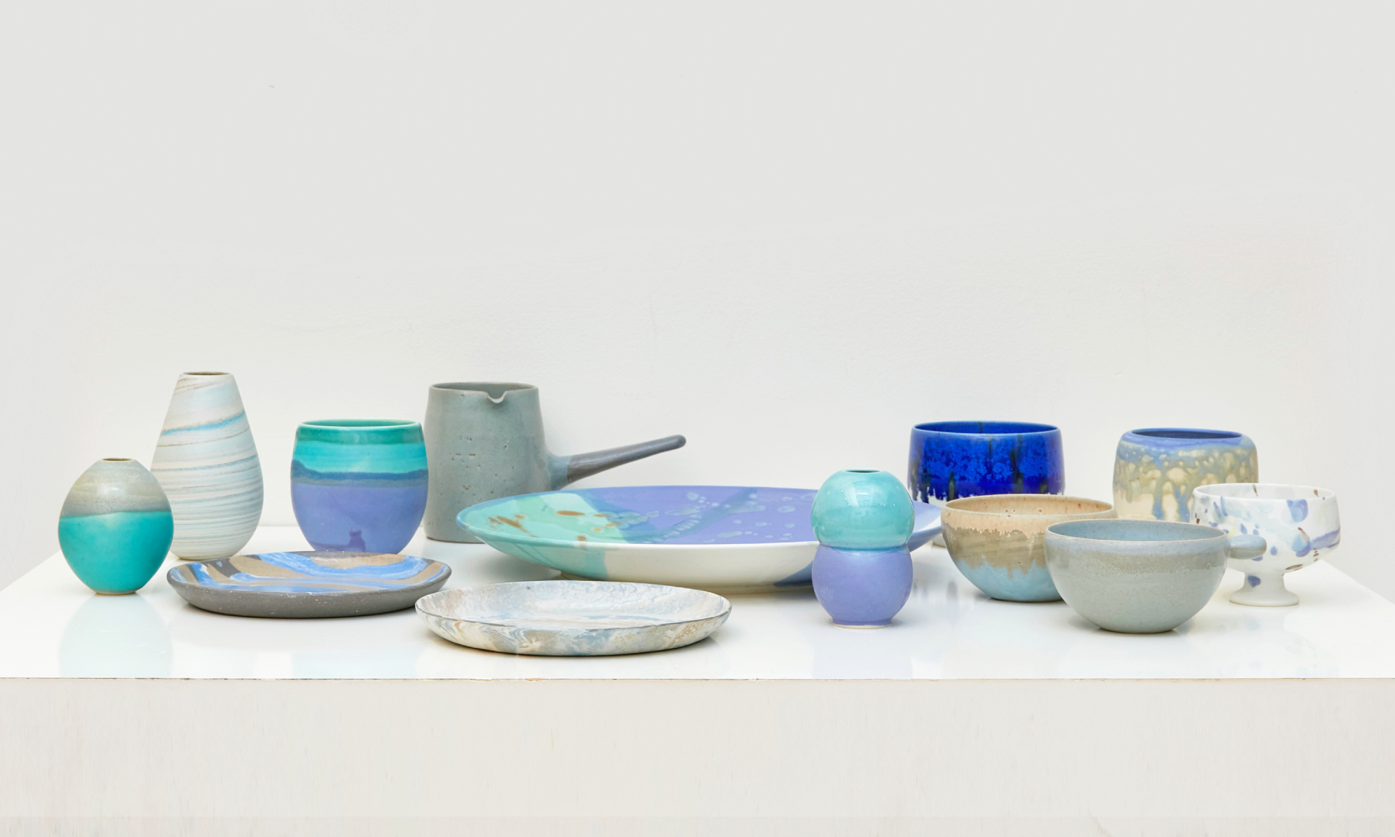 ギャルリー・ヴィー 自由が丘店にて陶芸作家・竹村良訓氏による「 Takemura Yoshinori -collection blue- 」を開催
