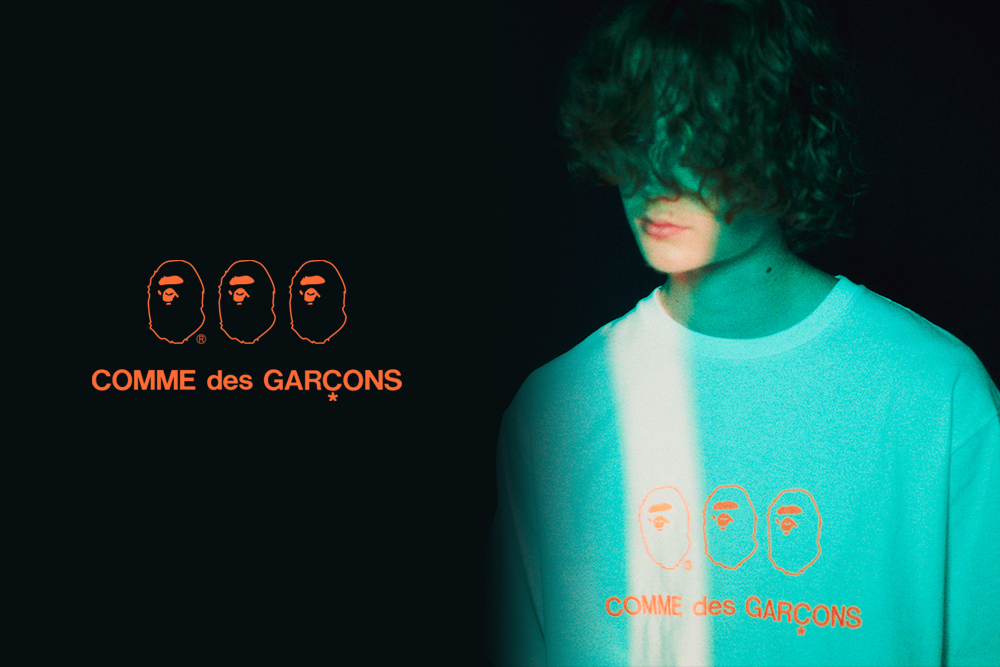 A BATHING APE® × COMME des GARCONS 再びタッグ!待望の新コレクション登場