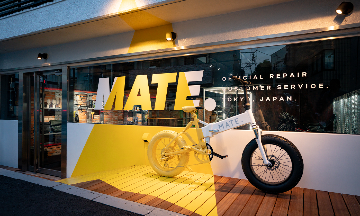 MATE. BIKE、e-BIKE初となるリペア＆カスタムサービスを提供する『MATE. BIKE SERVICE LABO Repair & Custom 』を9月3日(金)に東京・恵比寿にオープン！