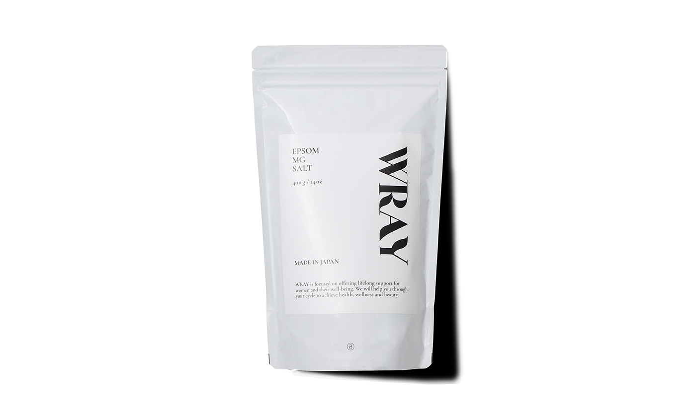 セルフケアブランド WRAY から17 種類の精油/エキスをブレンドした温活「EPSOM Mg SALT(エプソ マグソルト)」が新発売
