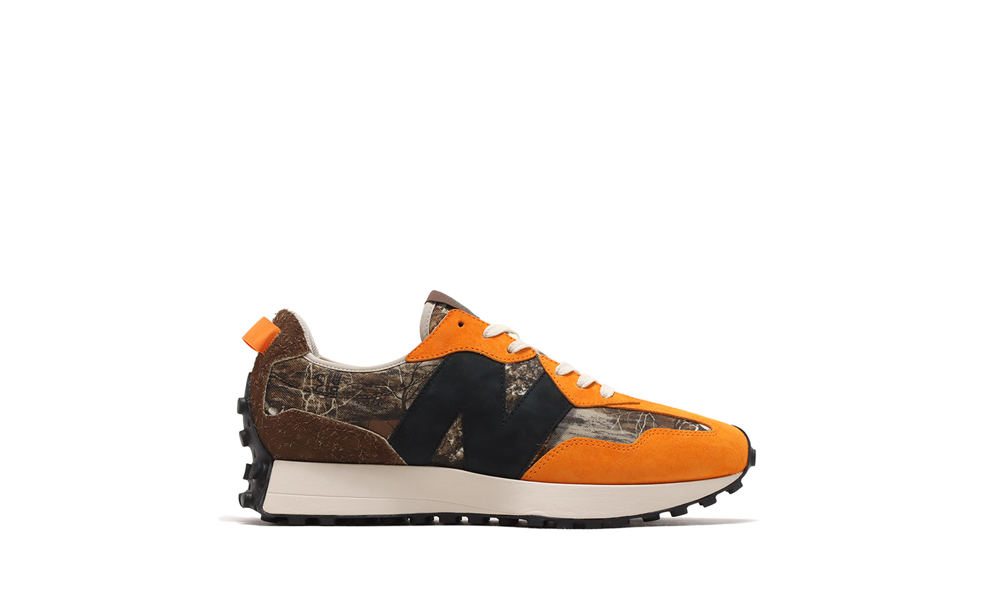NEW BALANCE × atmos コラボレーションアイテム「MS327ART“Realtree CAMO”」登場