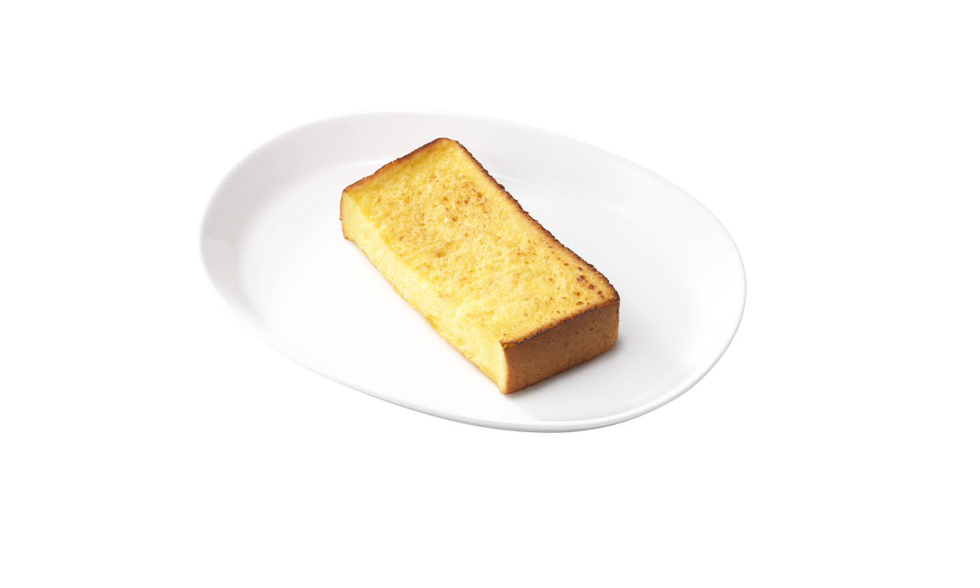 「バターなんていらないかも、と思わず声に出したくなるほど濃厚な食パンで作った『フレンチトースト』」新発売