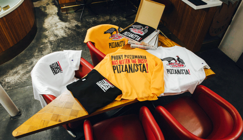 チャンピオンからLAのストリートカルチャーに根差したピザレストラン、「PIZZANISTA! TOKYO」とコラボレーション登場
