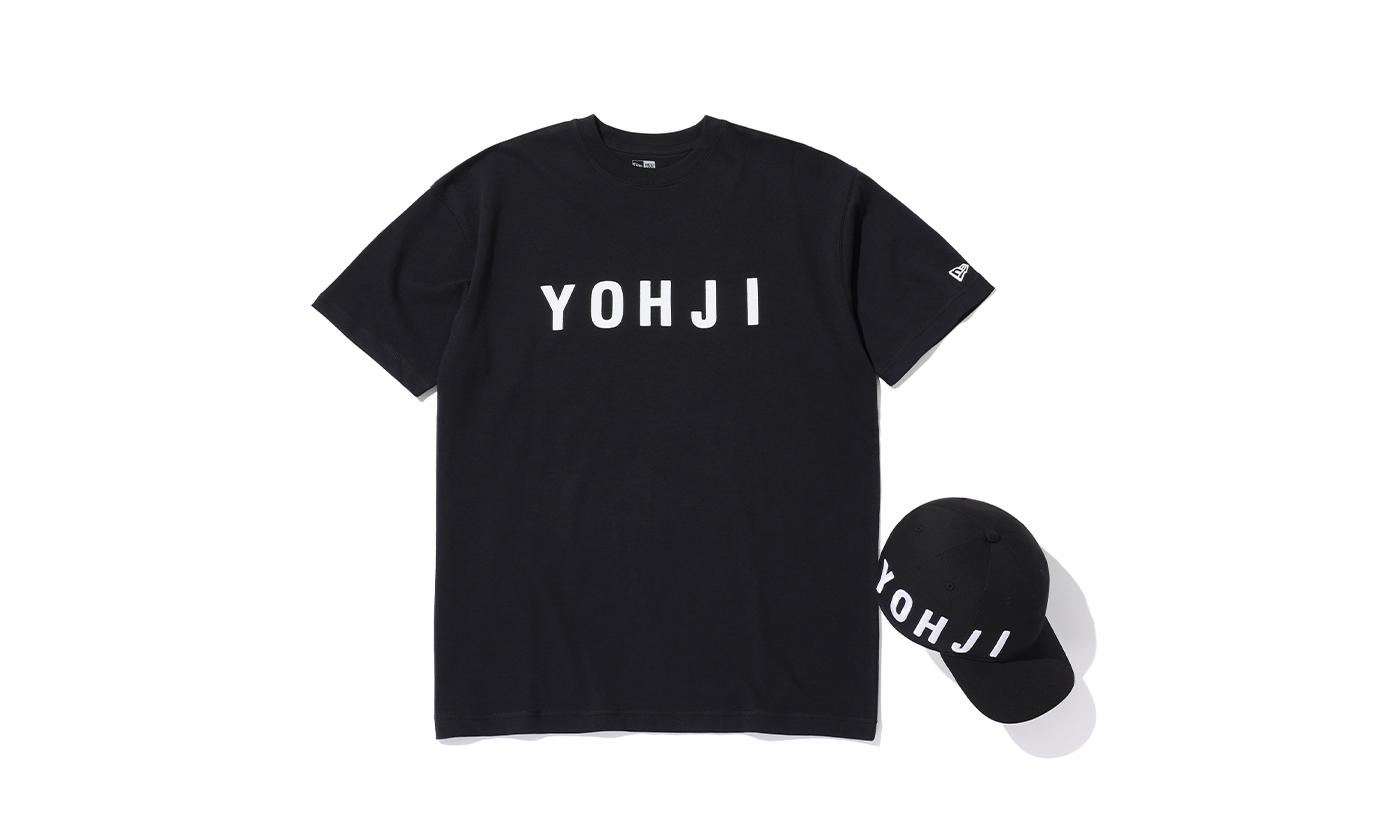 今回初となる、ブロック体のフォントで「YOHJI」ロゴをデザインしたヨウジヤマモト×ニューエラ 2022年春夏シーズンスポットアイテム登場