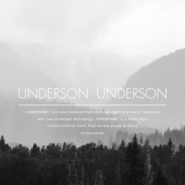 IDÉE TOKYO サステナブルなライフスタイルブランド「UNDERSON UNDERSON」のPOP UPを6月25日から開催