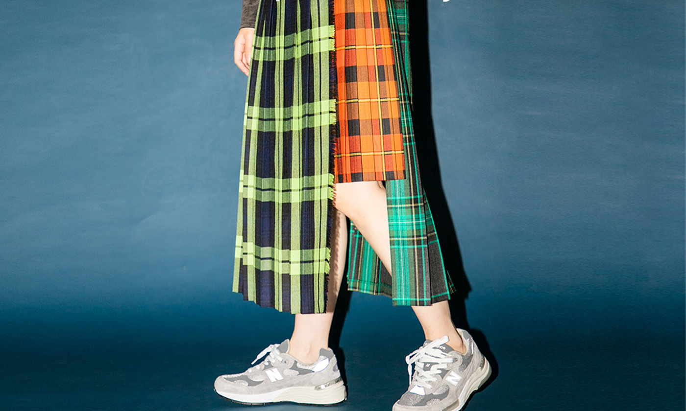 オニール オブ ダブリンとアーバンリサーチが初のコラボでチェック柄のプリッツスカートを発売