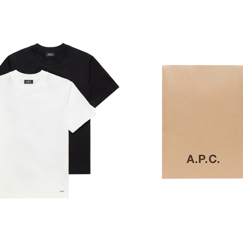 「A.P.C.」から2枚セットパックTシャツ日本限定発売