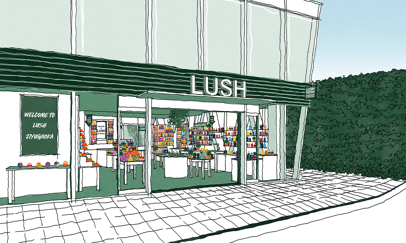 ナチュラルコスメブランド「LUSH」4年ぶりの路面店を東京・自由が丘に2月22日（水）オープン