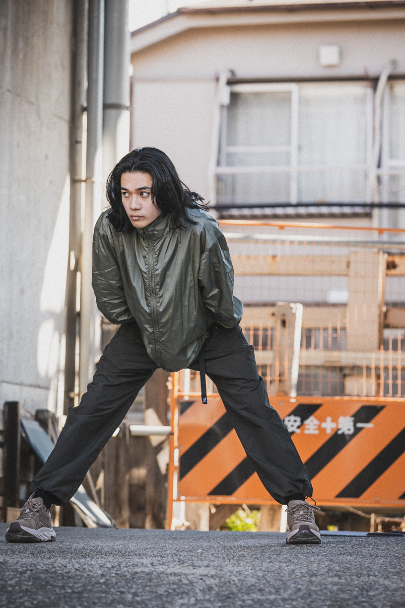 LOWERCASE / GRAMICCI　NYLON TRACK PANTS