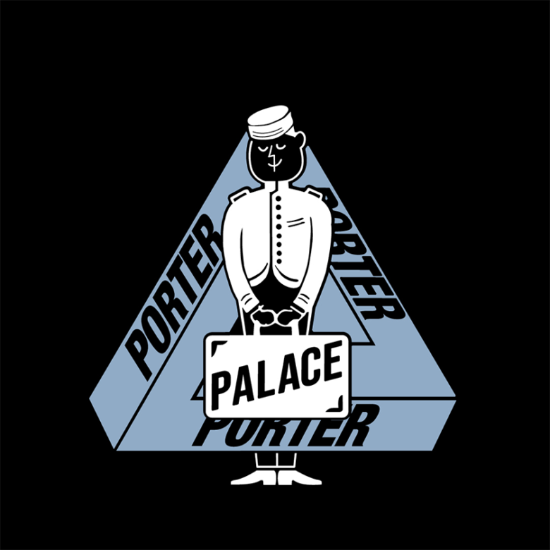 ポーター、ロンドン発の人気スケートボードブランド「PALACE SKATEBOARDS」とコラボレーション