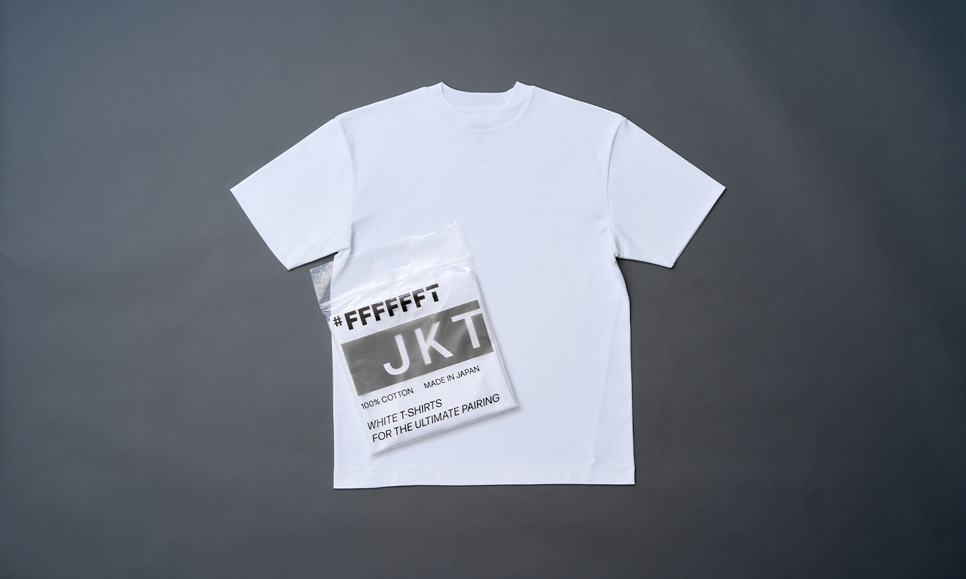 白T専門店 #FFFFFFT オリジナル第二弾は「ジャケットのためのドレスTシャツ」 