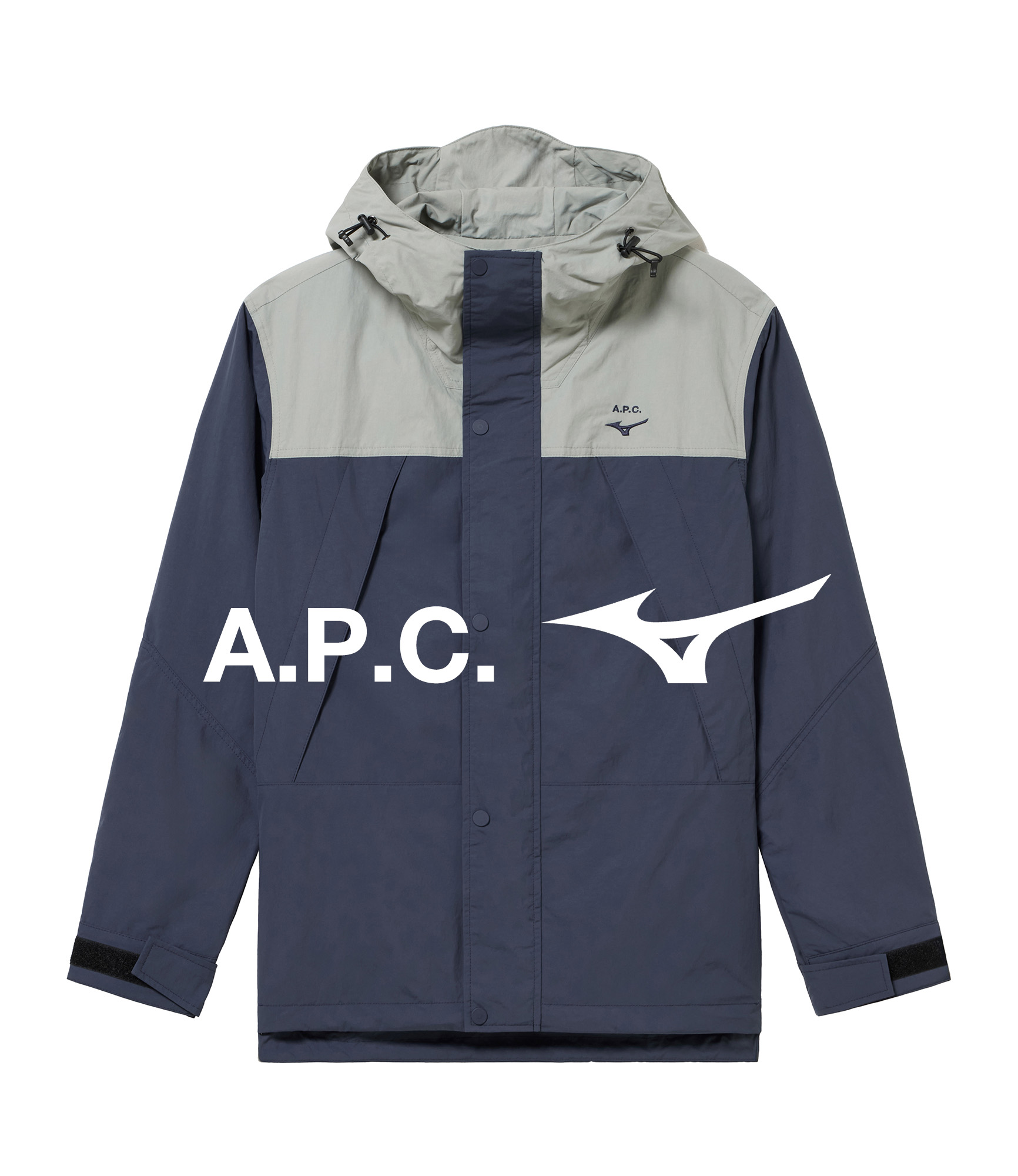 A.P.C. とMIZUNOのコラボレーションマウンテンジャケットに新色登場