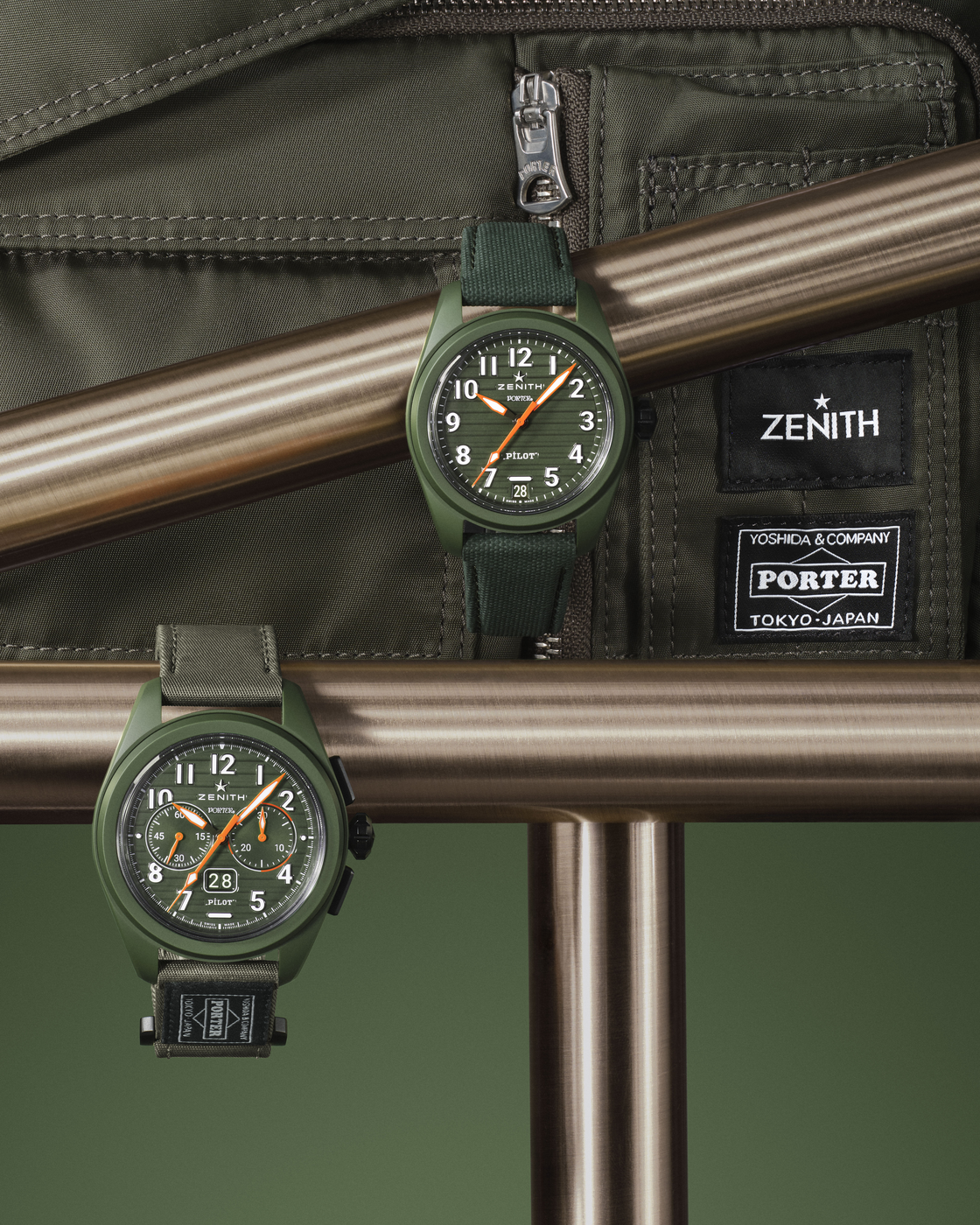 ZENITH × PORTERのコラボレーションアイテム登場