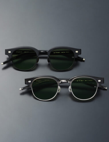 【10 eyevan】初採用のガラスレンズが放つ重厚な輝き。旗艦店限定カラー「INK×Lacquer Black」と「Cashmere Grey」が1/31（土）に発売。