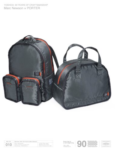 【PORTER】祝・創業90周年。世界的デザイナー、マーク・ニューソンと共鳴する「ヒッコリーとナイロン」の特別なリバーシブル。