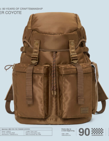 吉田カバンの創業90周年を記念した「90th Anniversary Project」のファイナルコレクション 「TANKER COYOTE」