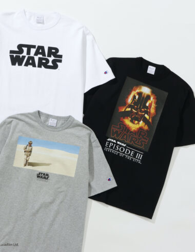 【チャンピオン】スター・ウォーズ直営店限定Tシャツが登場。Made in USA「T1011」に刻まれた、アナキンからダース・ベイダーへの軌跡