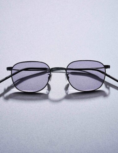 【E5 eyevan 限定】アメリカンカルチャーにオマージュ。「glitter black」が放つ深みと迫力の限定カラーモデル「m20 SUN」