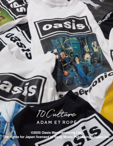 ＜News＞昨年即完売のoasisと10Culture / ADAM ET ROPE’のコラボTシャツが今年も登場ですよ
