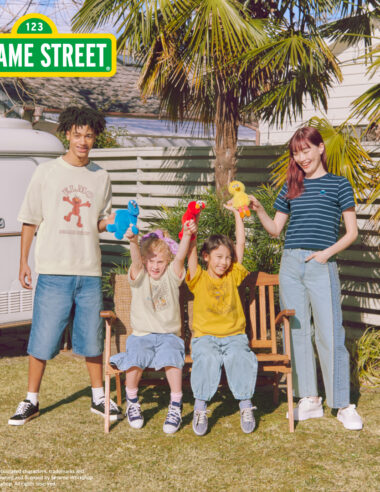 ＜News＞ジーユー「セサミストリート」とのスペシャルアイテムをリリースです
