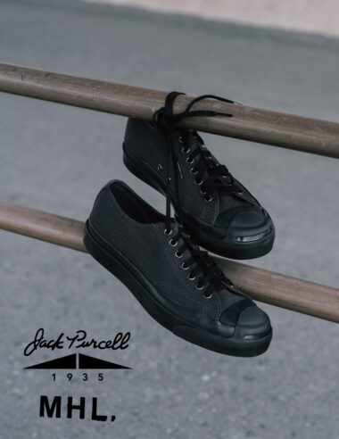＜News＞MHL.とCONVERSE 「ジャックパーセル」のコラボレーション新作モデルが登場です