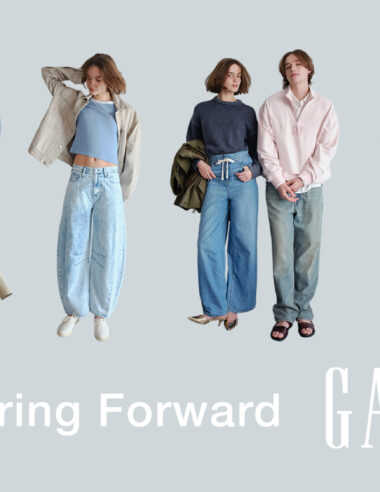 ＜News＞Gap Spring 2025新作｜バギーデニム＆ウォッシュ加工スウェットで春ファッションを楽しむ