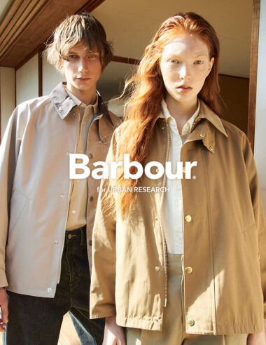 ＜News> URBAN RESEARCH × Barbour から春の装いの別注モデル登場