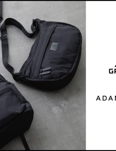 ＜News＞アダム エ ロぺ「GREGORY」別注アイテムオールブラックの3アイテムがクール