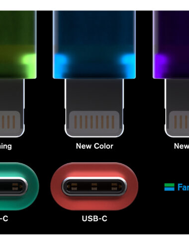 ファミマの「コンビニエンスウェア」から待望のUSB-C（AtoC）タイプ登場。新色のUSBクリアカラーケーブルも