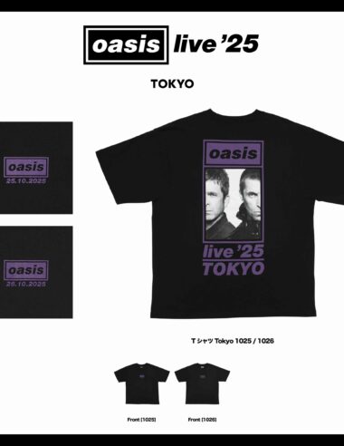 ＜News＞【Oasis 東京ドーム公演直前】宮下公園でツアーグッズ先行販売決定！「江戸紫」限定Tシャツを最速で手に入れろ。