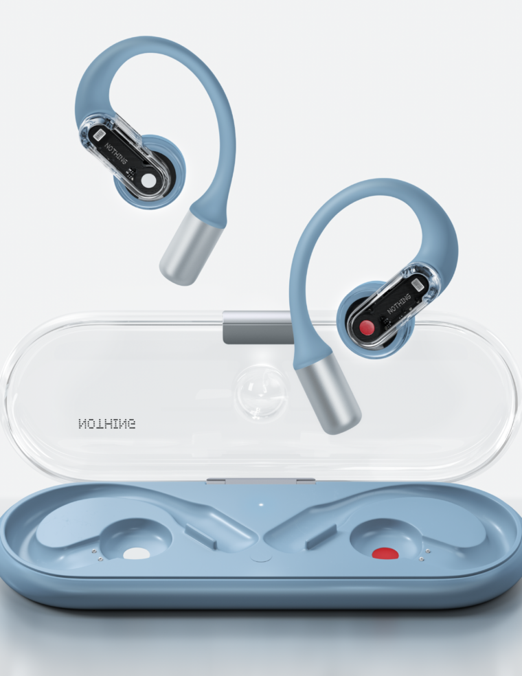 【Nothing】耳元に、透明な青を。オープン型イヤホン「Ear (open)」に待望の新色ブルーが登場。