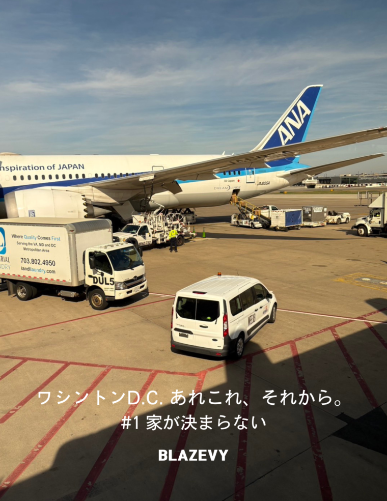 ワシントンD.C.　あれこれ、それから。＃１　「家が決まらない」