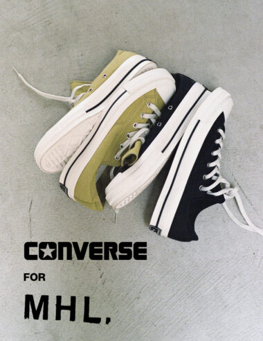 【MHL. × CONVERSE】コラボ15周年！名作「ALL STAR LGCY」を別注した洗練スニーカー